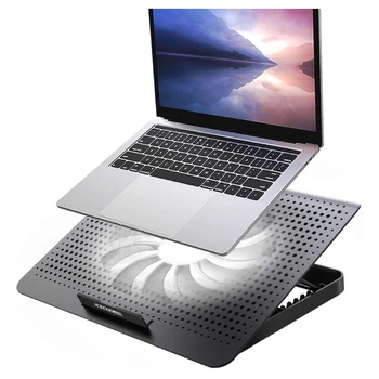 P8DF Uus Metallist Paneel Sülearvuti Jahuti Seista Fänn ja Kaks USB-Porti Sülearvuti Jahutus Pad Notebook Cooler Seisma Sülearvuti