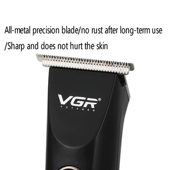 VGR V-120 Juhtmeta Elektriline Juuksed Clipper Täpsusega Tera Juuksed ka trimeer Meeste Laadimine USB Juuksuri Juuksed Clipper