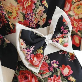 Jaapani Stiile Seksikas Satiin Siidist Sleepwear Naiste Lühike Satiinist Pulm Kimono Riideid Sleepwear Nightgowns Kleit Hommikumantel Lilleline kleit