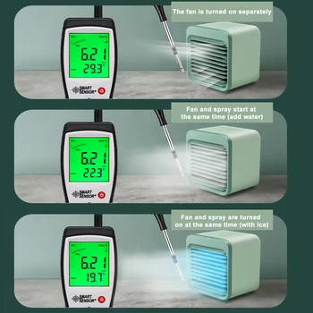 2020 Laetav vesijahutusega Õhu Ventilaator Saab kasutada ka välitingimustes Kerge Desktop Õhu Ventilaatori Õhu Jahuti Ventilaator Office Tuba 2