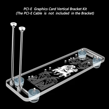 H1111Z Graafika Kaardi Toele Seisma Paigaldus Vertikaalne Graafika Kaardi Omanik Video Kaart Konsool koos RGB LED DIY ATX Case