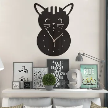 GZ101 kass peegel seina kella vaigistamiseks DIY kell kaasaegne elutuba magamistuba on kodu peegel teenetemärgi
