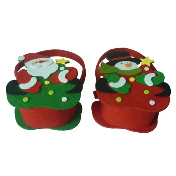Christmas Candy Kott Home Decor Santa Claus Pool Lõbus Kommi Kott Käekott Lapsed Peen Uue Aasta Pidu Tarvikud