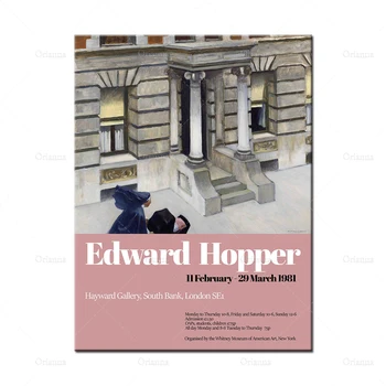 Edward Hopper Art, New York Kõnniteed Print, Punker Näituse Plakat, Kaasaegse Kunsti Print, Kingitus Idee - Seina Art Plakati Print -
