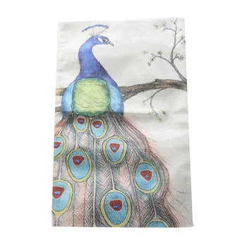 UUS Käsitsi Maalitud Paabulind Padi Peacock Feather Dekoratiivsed Padjad Katavad Kodu Kaunistamiseks Diivan Visata padjapüür