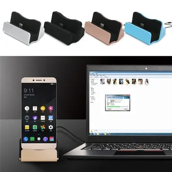1tk USB-C 3.1 Tüüp-C Desktop Dock Laadimiseks Laadijaga Sync Häll Jaama Omanik Seista Android Nutitelefoni