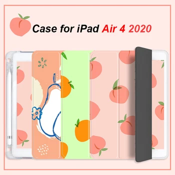 Armas Nahast Tri Fold Tahvelarvutite puhul on IPad Õhu 4 Pliiatsi Hoidja Tableti Kate Case for IPad Õhu 2020 10.9 Tolli