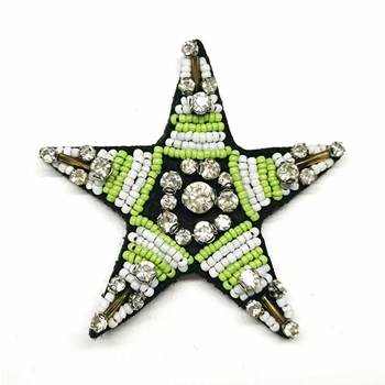 Disain tikandid beaded star embroideried plaastrid riided HO-3333