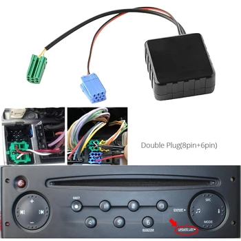 Auto Bluetooth-Audio-Adapter-Interface MINI ISO 6Pin&8Pin jaoks Renault 2005-2011 Mudelid, Stereo, CD Vastuvõtva
