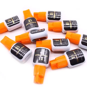 5 Pudelit I-ilu Korea IB Ülim Bond Liim Üksikute Ripsmete pikendamine Oranž Kork 5ml Vale Meik Kauplus Ilu Vahendid