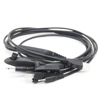 Walkie-Talkie 2,5 mm USB Programming Cable Walkie-Talkie Programmeerimine Kaabel Motorola Ham Raadio-3,5 mm HT750 EX500 USB