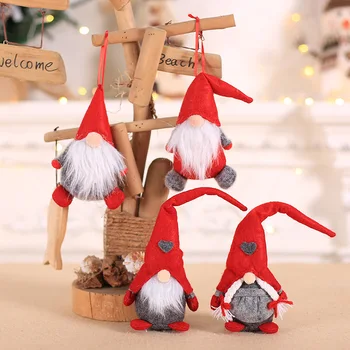 Häid Jõule Pikk Müts rootsi Santa Gnomes Palus Nuku Ornament Xmas Tree Decor Pool Kingitused Kuuluvad Ordenid Kodu