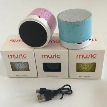 Mini Wireless Bluetooth Speaker Pimestav Crack LED tuled Kaasaskantav Audio Subwoofer toetada TF Audio Mic
