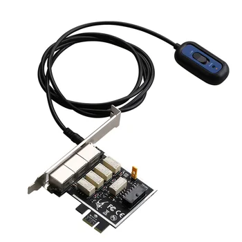 Gigabit Füüsilise Kõvaketta Isolatsiooni Kaardi Vahetus Adapter Converter Lüliti Kaardi Kõvaketta Toide Võrgu Turvalisuse Eraldatud Kaart