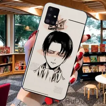 Anime Rünnak Titan Levi Ackerman Telefon Case For Samsung Galaxy A21S A01 A11 A31 A81 A10 A20E A30 A40 A50 A70 A80 A71 A51