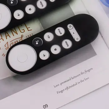 Non-slip Pehmest Silikoonist Juhul Puldi Kate Kest-Google Chromecast TV 2020 Hääl Kaugjuhtimispult