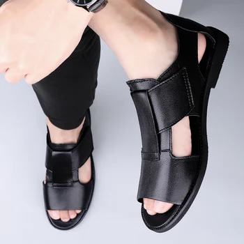 Meeste mood sandaalid 2021 suvel uus mugav ja hingav meeste sandaalid kvaliteetsest luksus mitmekülgne meeste sandaalid