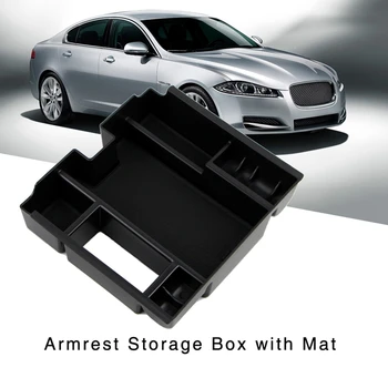 Auto Taga Storage Box Jaguar XF 2010 -Kesk-Konsooli Korraldaja Kinnas Omanik Sahtel