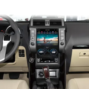 Tesla stiilis Android 8.1 GPS Navigation DVD-Mängija TOYOTA Land Cruiser Prado 150+ Auto raadio stereo multimeedia mängija