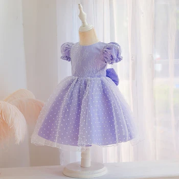 Lille Imiku Baby Girl Dress Pits Suur Vibu Ristimine Kleidid Tüdrukute Esimese Aasta Sünnipäeva Pulm Beebi Riided, Uus 2021