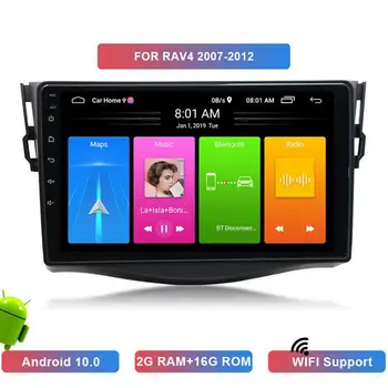 60% Dropshipping!!9 Tolline HD autoraadio DVD-GPS-Navigation-Mängija Toyota RAV4 07-11 Android 10.0