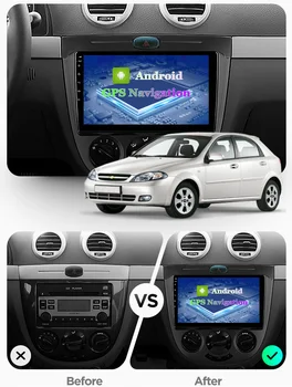 Android Auto Raadio Chevrolet Lacetti J200 BUICK Excelle heart rate variability, Hrv 2004-2013 Auto Multimeedia Mängija 2 Din GPS Navigation Stereo