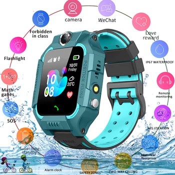 2021 Lapsed Smart Watch Lastele SOS Kõne Vaata Telefon Smartwatch kasutada Sim-Kaardi Foto Veekindel IP67 Lapsed Kingitus IOS Android