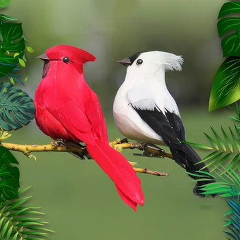 Kunstlik Käsitöö Simulatsiooni Vaht Sulg Papagoid Imitatsioon Lind Mudel Rekvisiidid Kodu Õues Aias Pulm Teenetemärgi