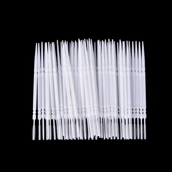 300pcs Plastikust Dekoratiivne 2-Tee Hambaork Hambad Puhtamaks suuhooldusvahendid Baar Lauanõud