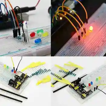 2021 Kõige kuluefektiivsem DIY Projekti Starter Kit Elektrooniline CH340 IDE Õpetus Koos R3 Ühilduv DIY