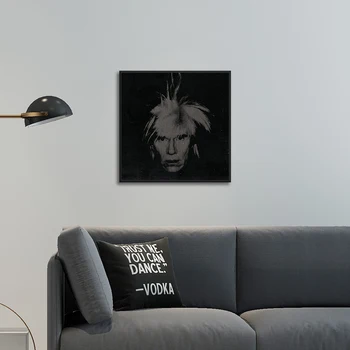 Põhjamaade Self Portrait Andy Warhol Plakatid Ja Pildid Seina Art Lõuend Maali Dekoratiivsed Pildid Elutuba Home Decor