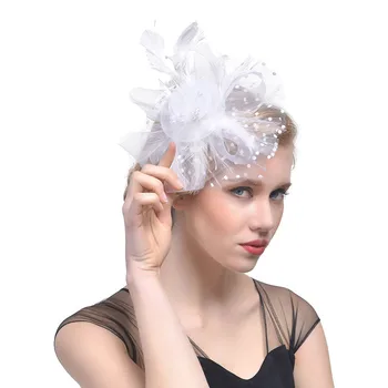 Fascinators Müts Naiste Flower Mesh Lindid Suled Fedoras Müts, Peapael Või Klambriga Kokteil Tee Poole Headwewar Tüdrukud #W3