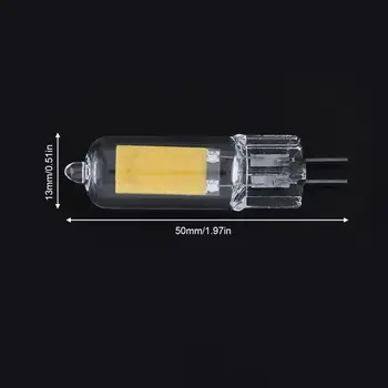 COB Pirn G4 LED Lamp 3W 110V/220V Juhitava COB Klaas LED Lamp, Lühter Ripats Kerge Asendada Halogeen Pirn