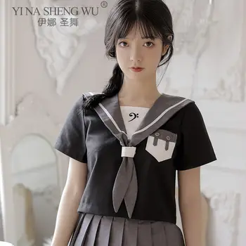 Suvel Jaapani korea Versiooni JK Plisseeritud Seelikud Armas Mini Seelik Naiste JK Ühtne Õpilased Cosplay Kostüümid Jaapani Madrus Masti