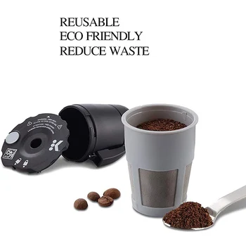 HOT MÜÜK Kasutatava Kohvi Filtri kooskõlas Keurig Minu K-Cup 1.0&2.0 Kõik Keurig Kodu kohvimasinad (Musta värvi, 2tk/Pakk)