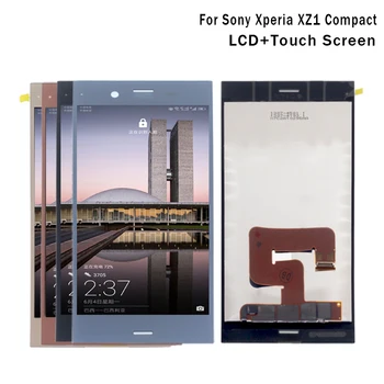 Originaal Sony Xperia XZ1 G8341 G8342 LCD Ekraan Digitizer Assamblee Sony Xperia XZ1 Ekraan LCD Ekraan