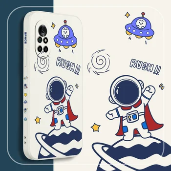 Õnnelik Astronaut Muster Telefoni Puhul Huawei Nova8 8Pro 8SE Nova 7 7Pro 7SE 6 6se 5 5Pro 5Z 5I 5Ipro 5T 4 4E Silikoonist Kate