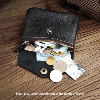 Mini Rahakotid Naiste Naturaalsest Nahast Meeste Coin Rahakotid Vintage Väike Muutus Kott Krediitkaardi Rahakott Raha Kotti Võti Tasku Meestele