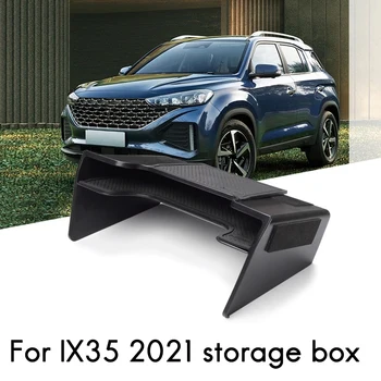 Näiteks Hyundai IX35 2021 Auto Taga Ladustamise Kasti Kesk-Konsooli Kinnas Korraldaja autosalongi Interjööri Aksessuaarid Must
