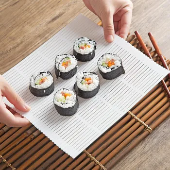 Toidu Jooksva Matid Kvaliteetne Riis Sushi Rulli Kardin Praktiline Käsitöö Sushi Vahendid Köök Sushi Tööriist