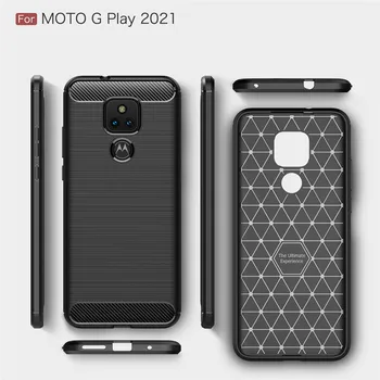 Motorola Moto G Mängida 2021 Juhul Täielik Luksus Pehme TPU Silikoon Kate Põrutuskindel Puhul Moto G Mängida 2021 GPlay Telefon Juhtudel
