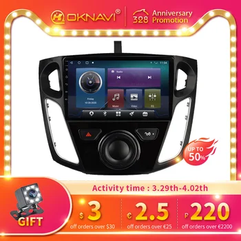 2 Din Auto Raadio Fookus 3 Mk 3 2012-Android 10.0 Auto Multimeedia Video Mängija GPS Navigation DSP Auto Mängija Nr DVD 2 Din