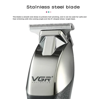 VGR V-171 Professional Hair Clipper Juhtmeta Juuste Lõikamise Masin Karvade Trimmer Meeste Pardel Trimmer