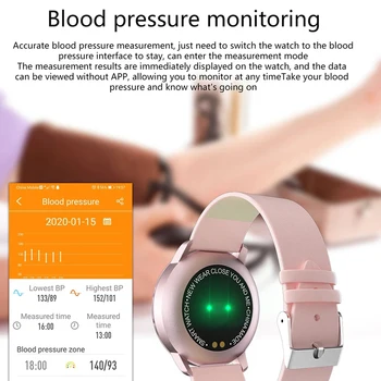 Smart Watch Naiste Veekindel Q8 Südame Löögisageduse Monitor Fitness Tracker Sport Smartwatch Armas Kella Ühendada IOS Android