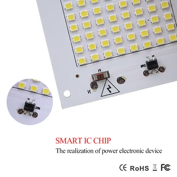 Led Chip Pirn Lamp, Uus Smart IC Tulvaprožektor COB Led Chip SMD 2835 5730 10W 20W 30W 50W 90W Väljas Kaua Aega DIY Valgustus 220V