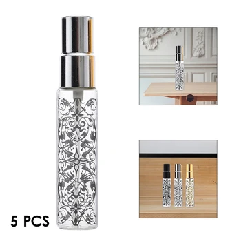 5tk Mini Korduvtäidetavaid Parfüümi Pihusti Lõhnaaine Tühi Pudel Klaasist 10ml