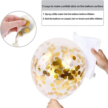 1Set Õhupallid Eukalüpt, Pearl White Gold Konfetit Õhupalli Pulm Baby Shower Oliivi Roheline Sünnipäeva Teenetemärkide