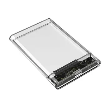 USB 3.0 SATA SSD kõvaketas Kaitse Box 2.5 Tolli Liikuvad Läbipaistvad Ketta Kate Raske Libistades Juhul N1W5