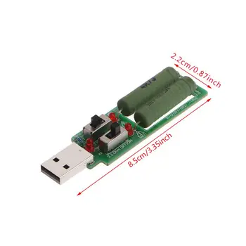 2021 Uus USB Takisti Elektroonilise Koormus w/Lüliti Reguleeritav 3 Praegune 5V Vastupanu Tester