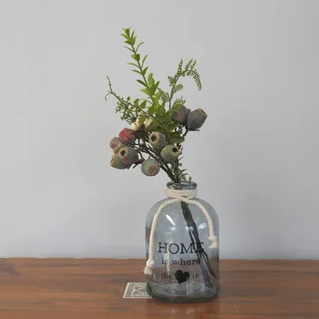 Euroopa-Ameerika Kodu Sisustus Vaasid Kord Kunstlik Võltsitud Lilled Käes, pakendatud Viinamarjakobarad Tõetruu Kunstlik Puu